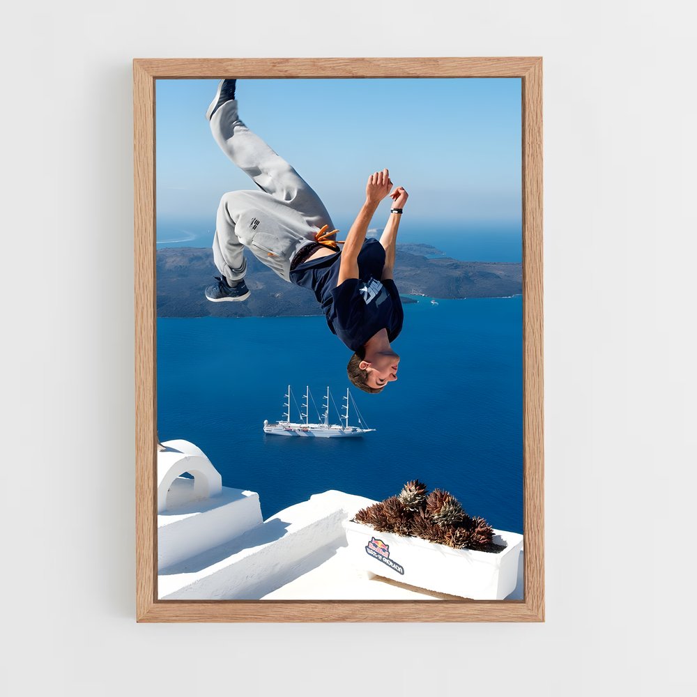 Poster Red de bull motion – affiche Parkour et freerun (vue 4)